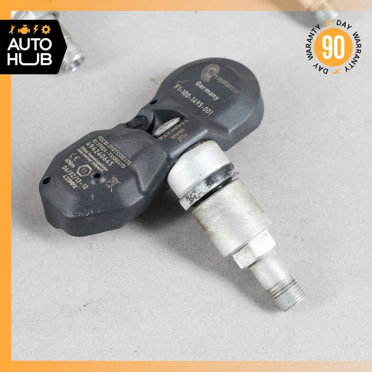 Aston Martin DB9 Rapide TPMS Tire Pressure Sensor Sensor 433.92 Mhz Set OEM 22k - photo 6