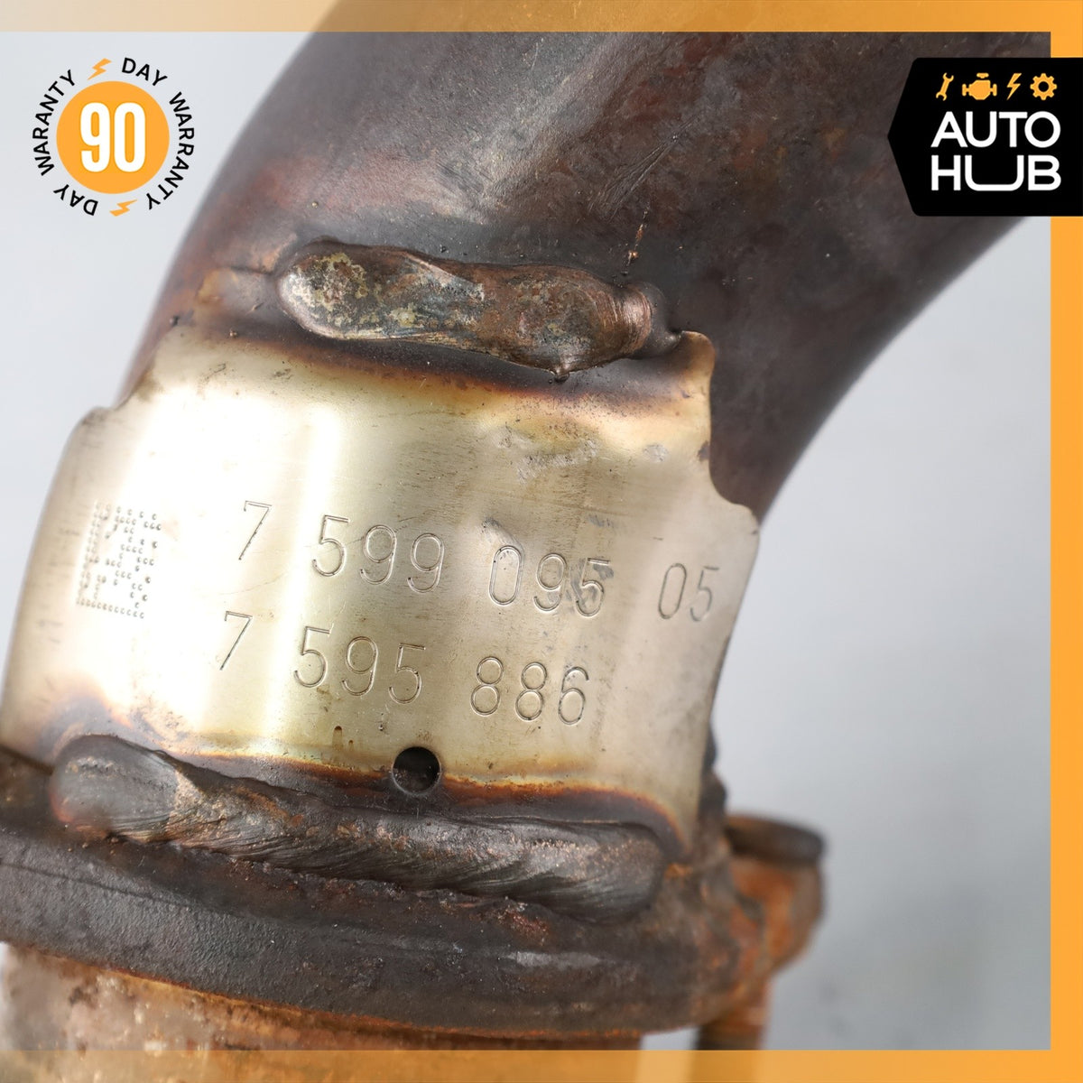 11-15 BMW E70 X5 750i 4.4L V8 Exhaust Downpipe Right & Left Set 18327645232 OEM - photo 17