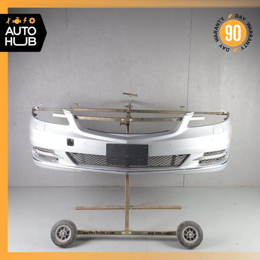 10-13 Mercedes W221 S400 S550 Base Front Bumper Cover Assembly Silver OEM - photo 1