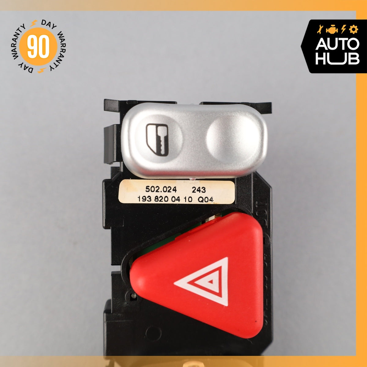04-08 Chrysler Crossfire Door Lock Emergency Light Traction Switch Button OEM - photo 9