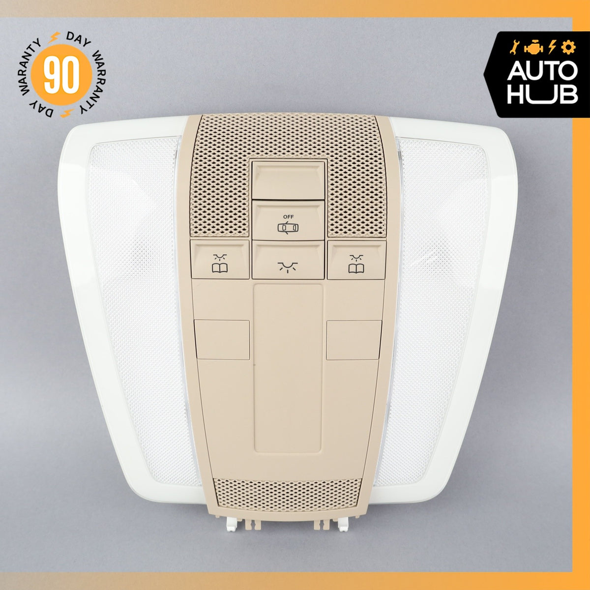 11-16 Mercedes W207 E350 E550 E400 Overhead Dome Light Lamp 2078200101 Beige OEM - photo 3