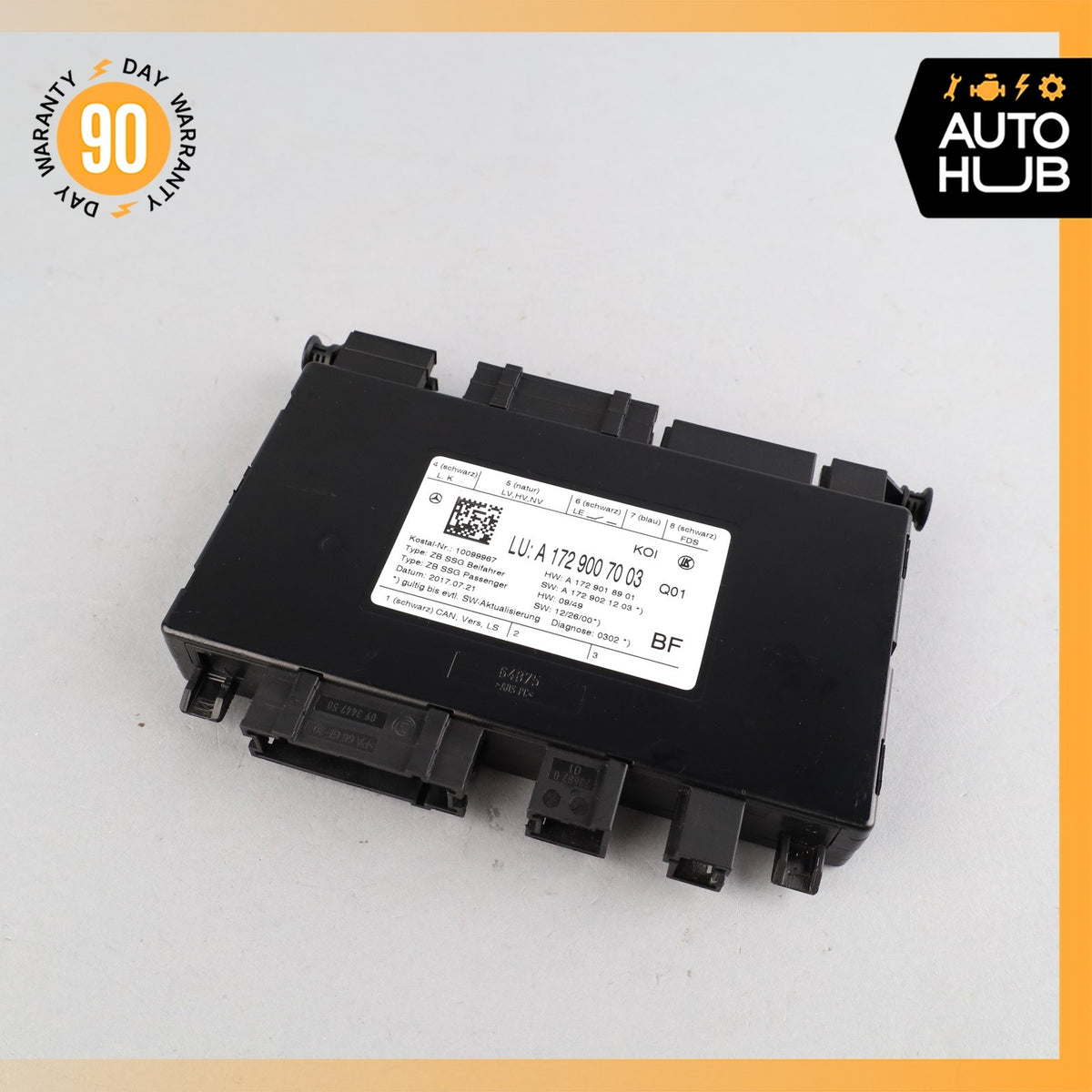 Mercedes R172 SLC300 E350 C350 Seat Control Module Front Right Side OEM - photo 2