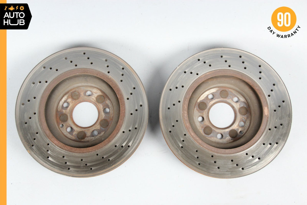Mercedes W211 E350 SL500 SL550 Front Left & Right Brake Rotors Disc Set of 2 OEM - photo 6