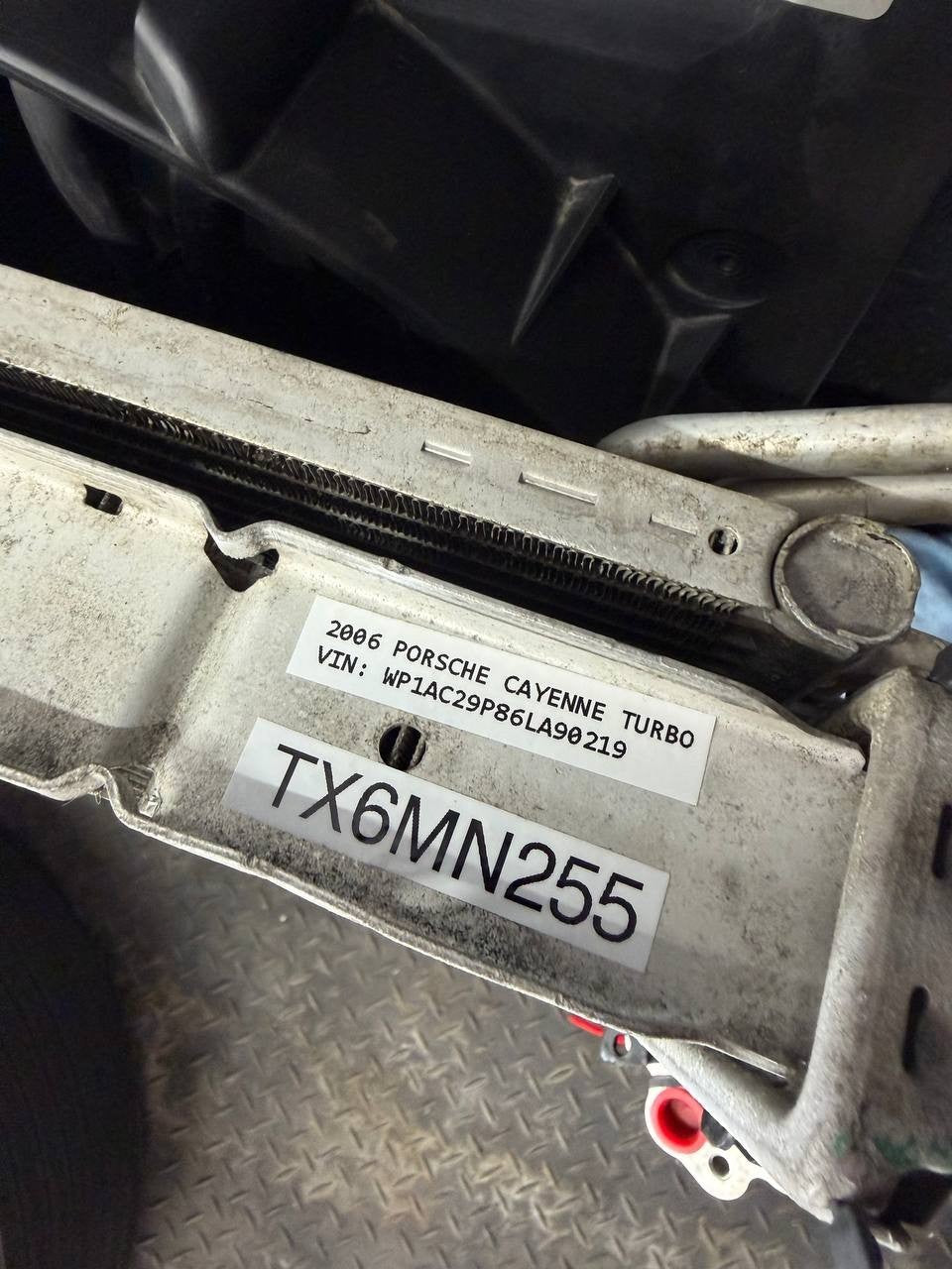 03-10 Porsche Cayenne 955 Turbo Engine Cooling Radiator A/C Condenser Cooler OEM - photo 21