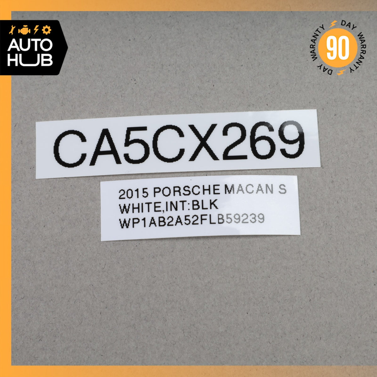 15-18 Porsche Macan Cayenne Front Bumper Parking Assist Sensor PDC Set OEM 88k - photo 17