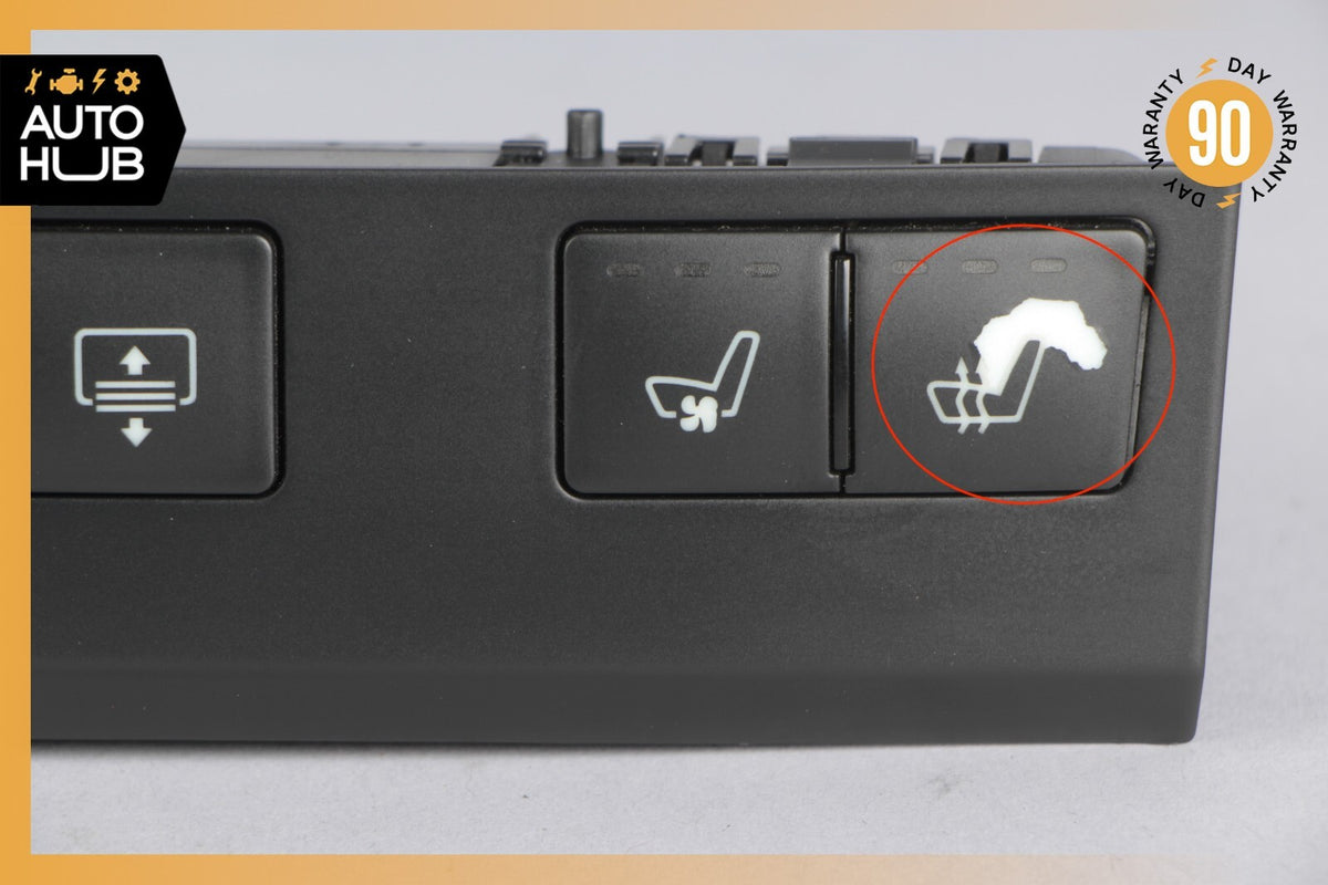 11-13 Mercedes W207 E550 Coupe Heated Seats Control Switch Button 2079052501 OEM - photo 4