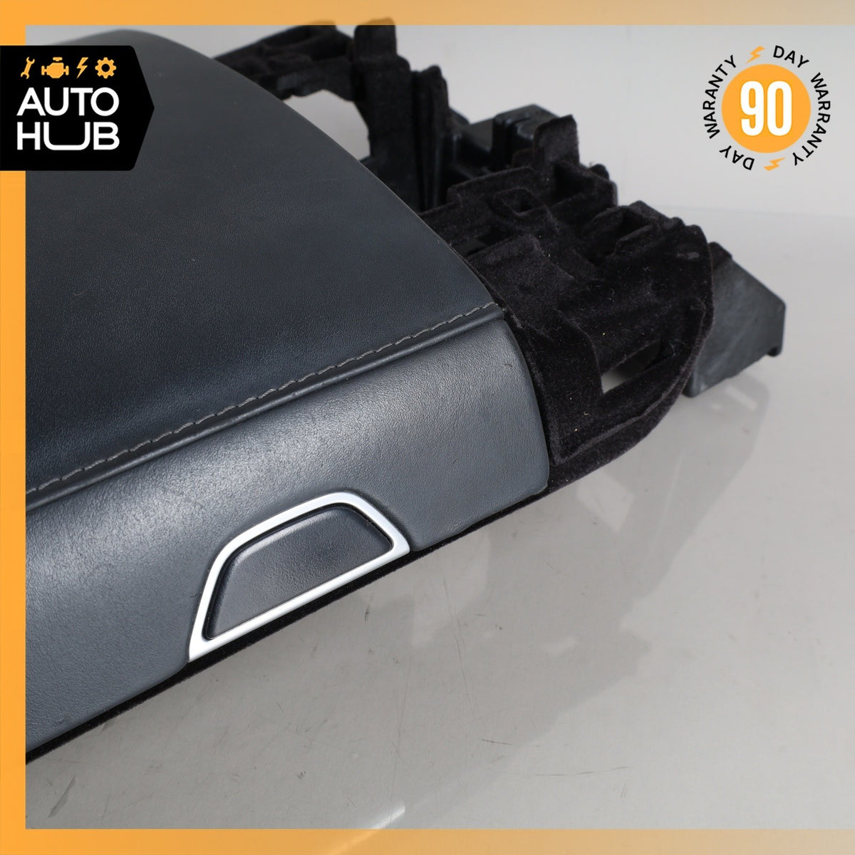 14-20 Mercedes W222 S550 S450 Center Console Arm Rest Armrest Nappa OEM - photo 4