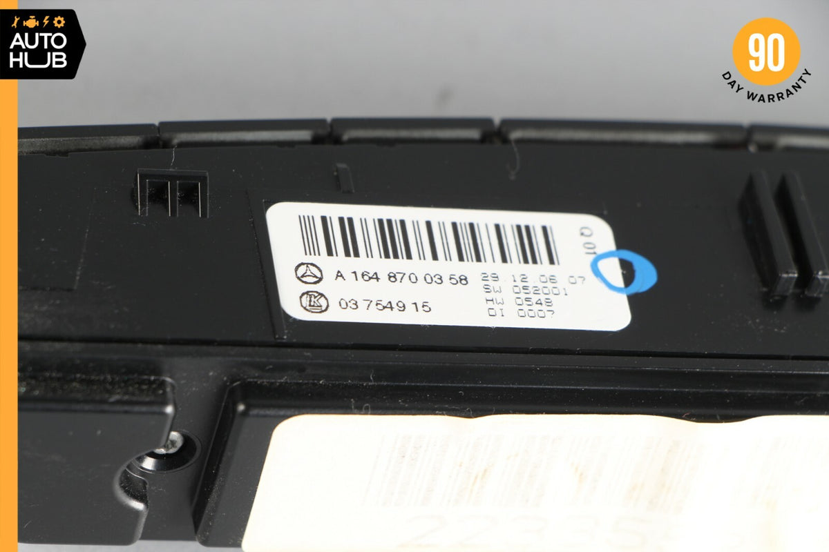 07-11 Mercedes W164 ML63 AMG Center Console Control Switch Panel 1648700358 OEM - photo 11