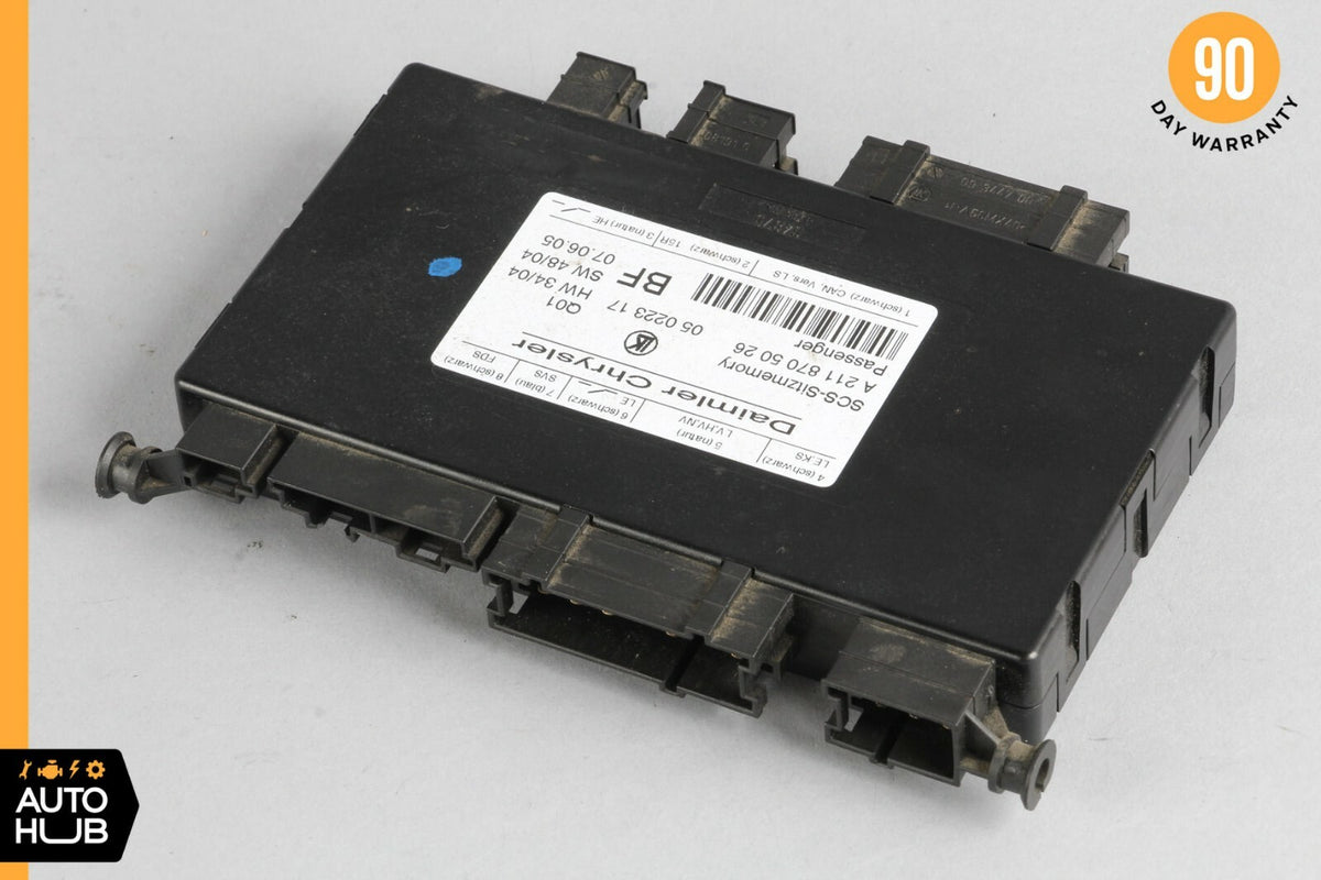 03-11 Mercedes W211 E500 CLS550 Front Right Side Under Seat Control Module OEM - photo 2