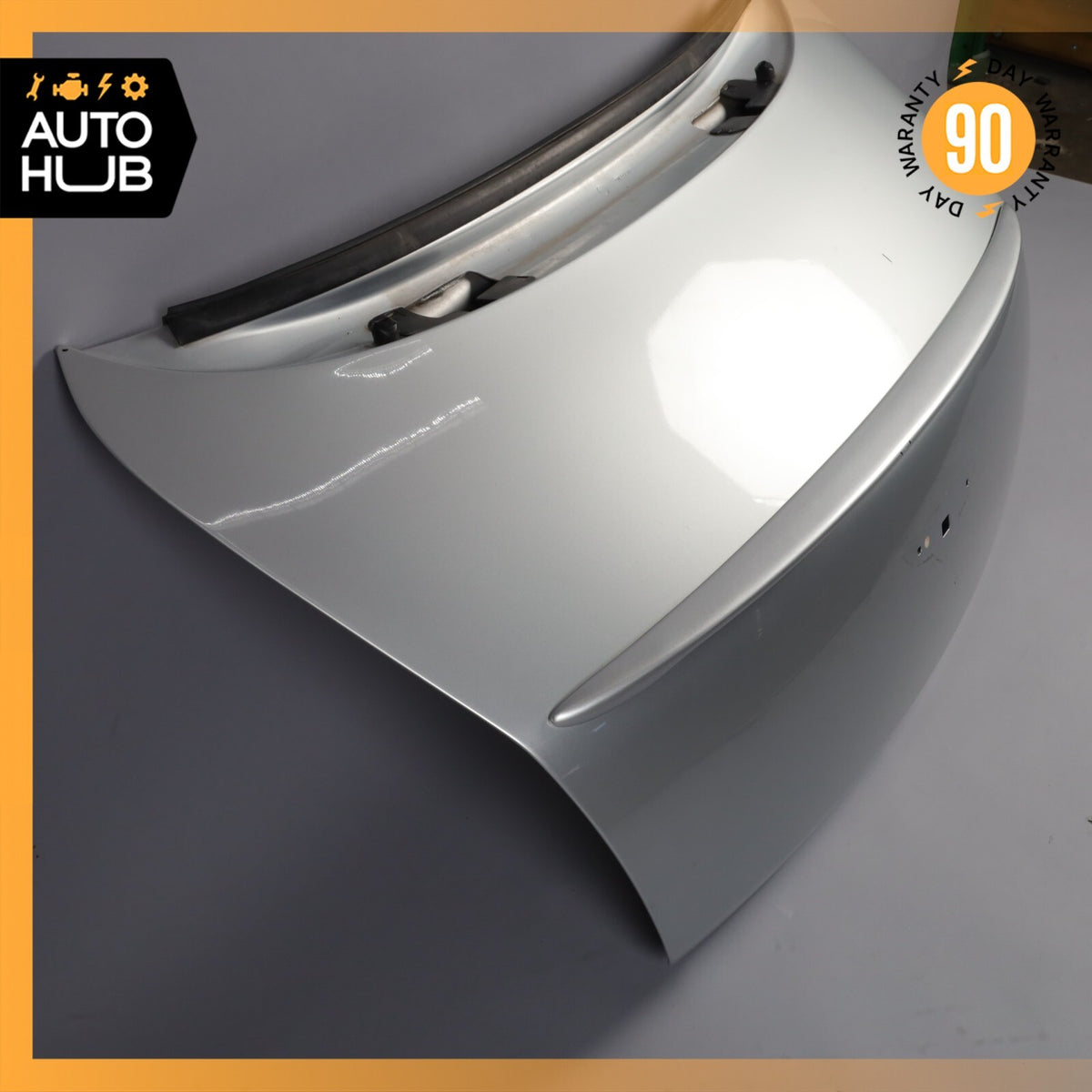 03-10 Bentley Continental GT Coupe Trunk Lid Panel Assembly Silver OEM - photo 17