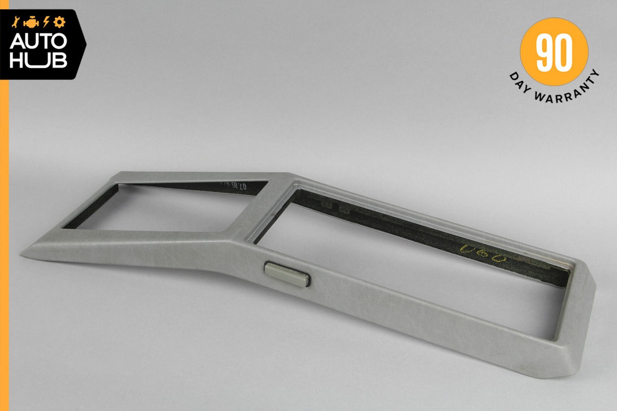 90-02 Mercedes R129 300SL SL500 SL320 SL600 Upper Center Console Trim Gray OEM - photo 1