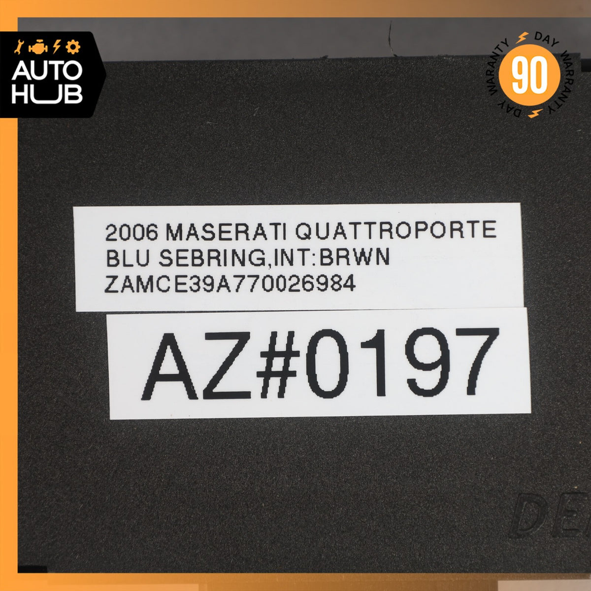 03-19 Maserati Quattroporte M139 Windshield Wiper Control Module 191458 OEM - photo 6
