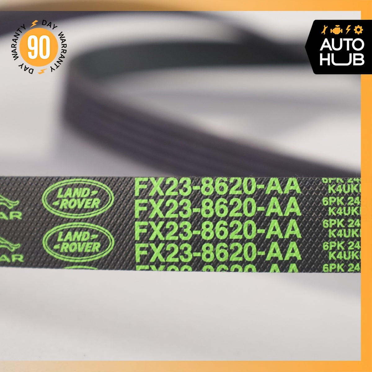 Jaguar X152 F-Type Engine Motor Drive Belt FX238620AA OEM - photo 7