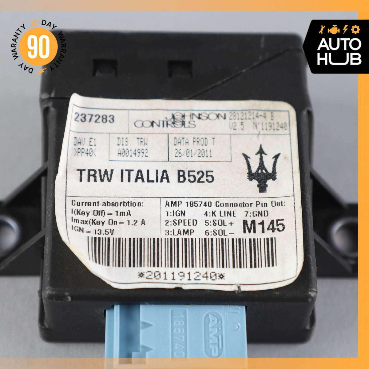 08-19 Maserati GranTurismo M145 Power Steering Chassis Control Module Unit OEM - photo 10