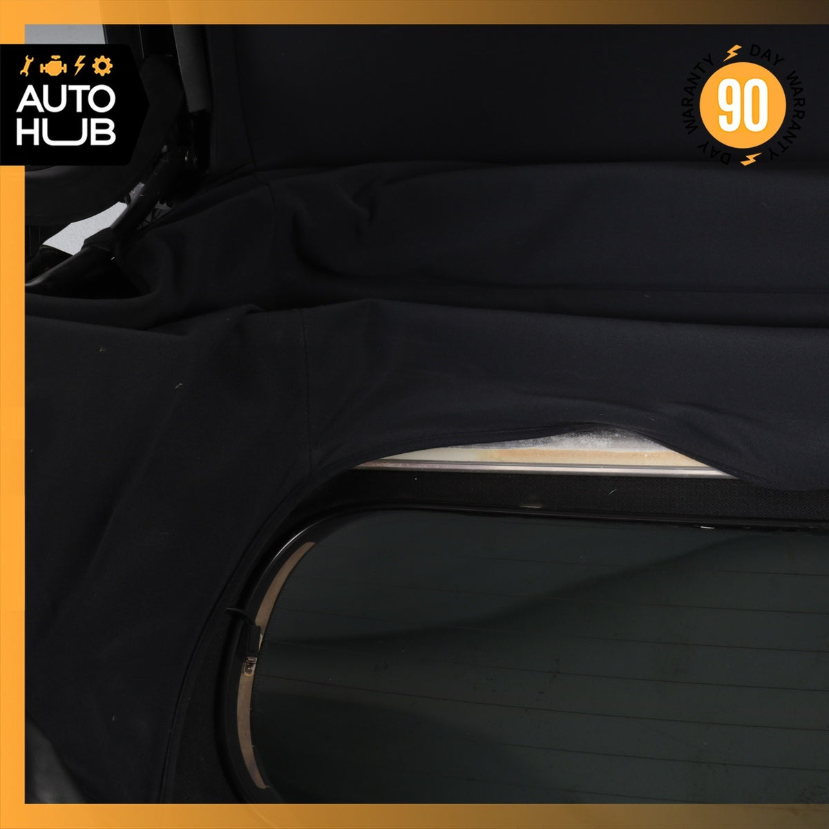 03-04 Porsche Boxster 986 Convertible Soft Top Roof Black OEM 61k - photo 11