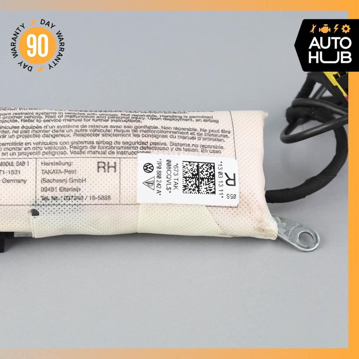 11-18 Porsche Cayenne 958 Front Right Passenger Side Seat Airbag OEM 98k - photo 4