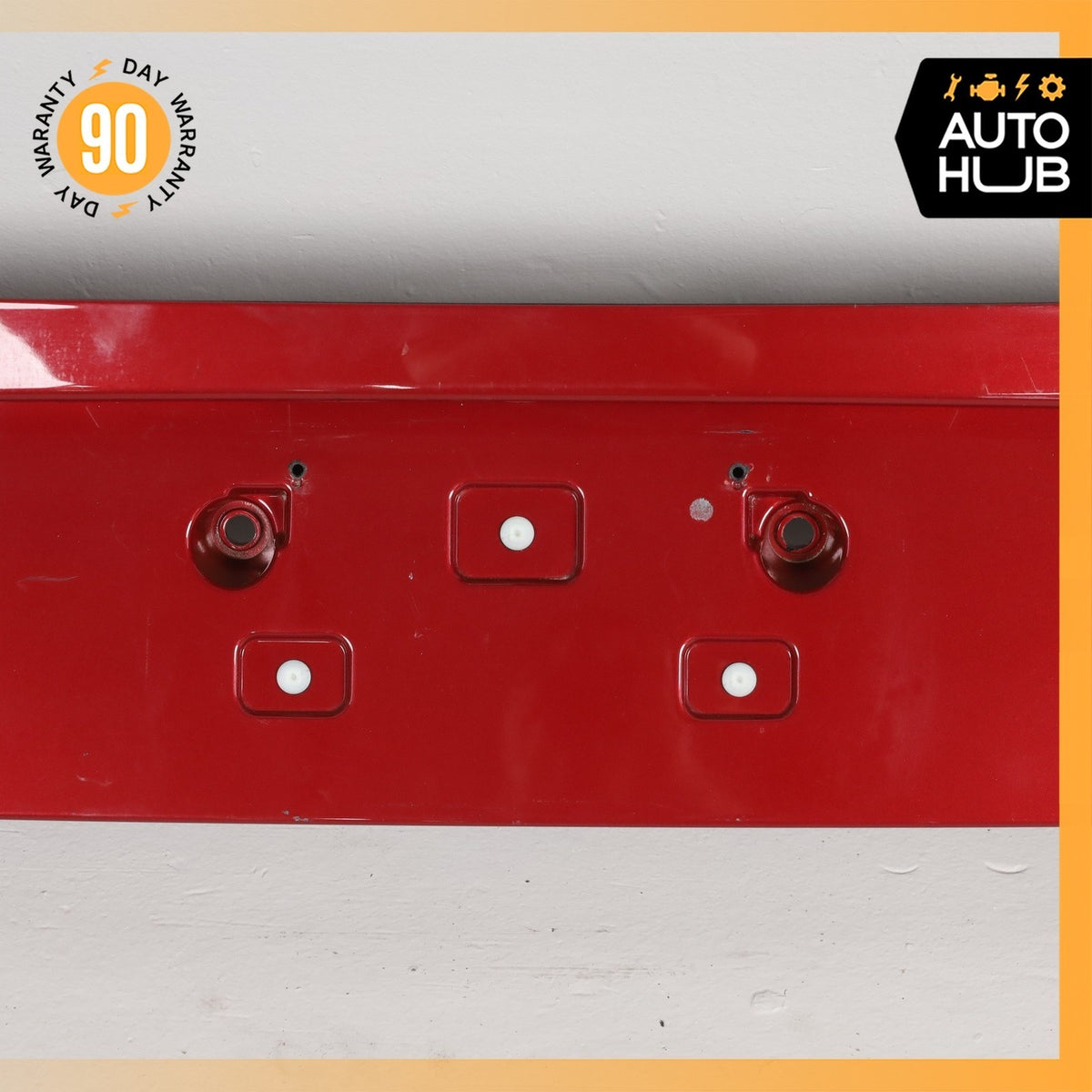 17-26 Alfa Romeo 949 Stelvio Trunk Lid License Plate Holder Red OEM 72k - photo 3