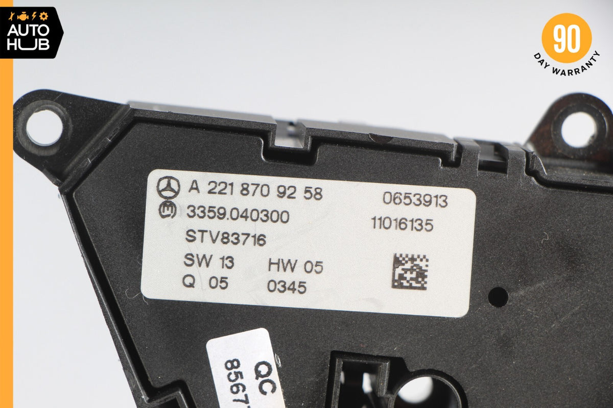 07-14 Mercedes W221 S400 CL550 Front Left Driver Seat Control Memory Switch OEM - photo 11