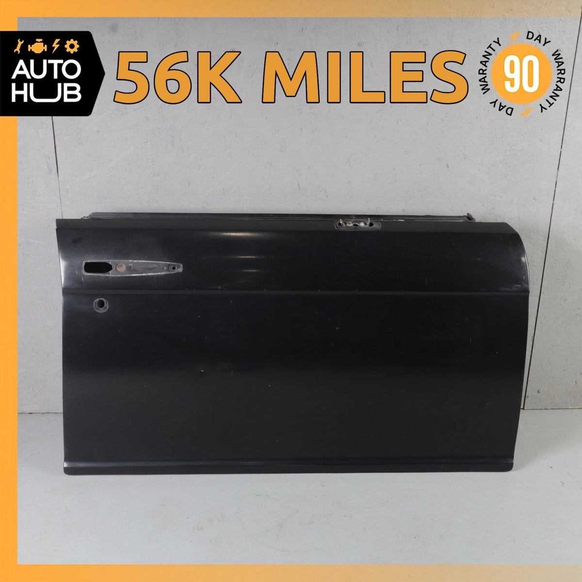 81-91 Bentley Eight / RR Silver Spirit Front Right Side Door Shell Black OEM 56k - photo 1