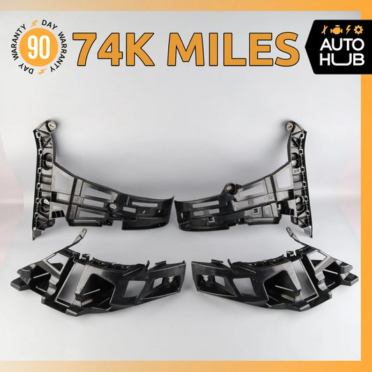 Mercedes W217 S550 Coupe Rear Left & Right Side Bumper Mount Brackets Set OEM - photo 1