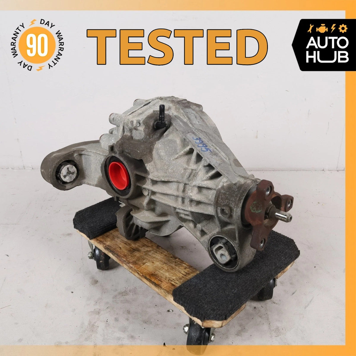 11-16 Porsche Panamera 970 4 3.6L V6 Rear Differential Diff Axle Carrier OEM 68k - photo 1