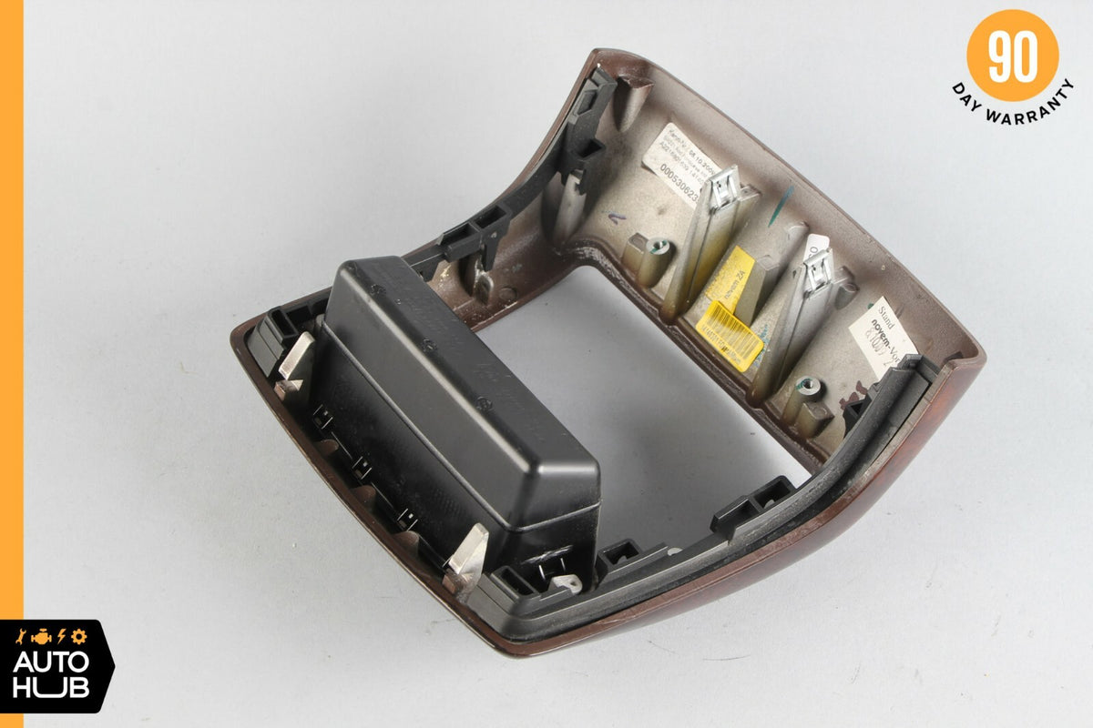 07-13 Mercedes W221 S400 S63 Center Console Rear AC Control Trim Bezel Wood OEM - photo 8
