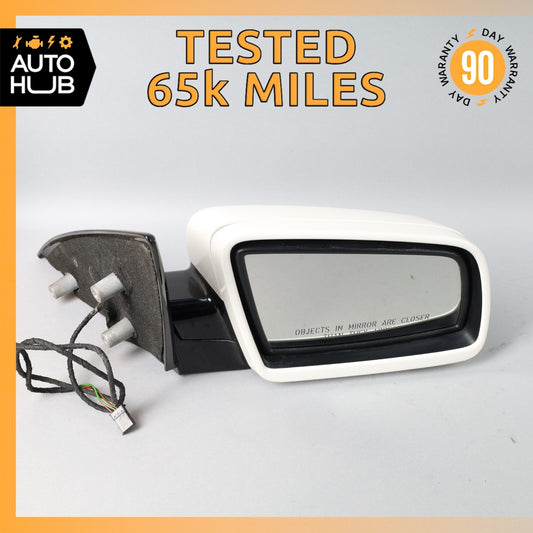 06-10 BMW E64 650i Right Side Rear View Door Mirror Alpine White OEM 65k - photo 1