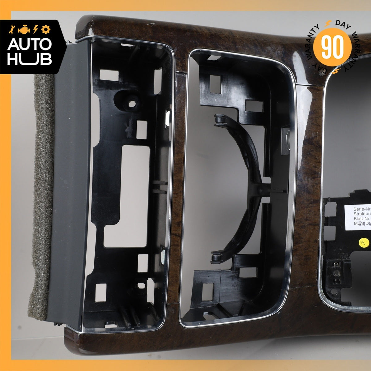 11-18 Audi D4 A8 S8 Central Console Trim Bezel Wood 4H1864348A OEM - photo 4