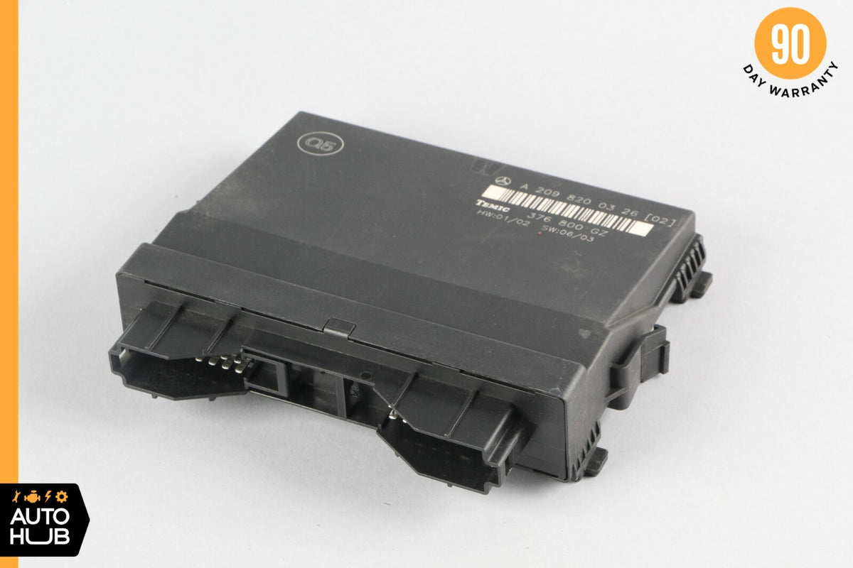 03-09 Mercedes W209 CLK320 CLK500 CLK55 Rear Temic Control Module 2098200326 OEM - photo 1