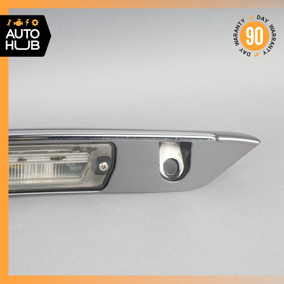 02-07 Maserati Spyder 4200 M138 Rear Trunk Lid Moulding Plate w/Lights OEM 61k - photo 12