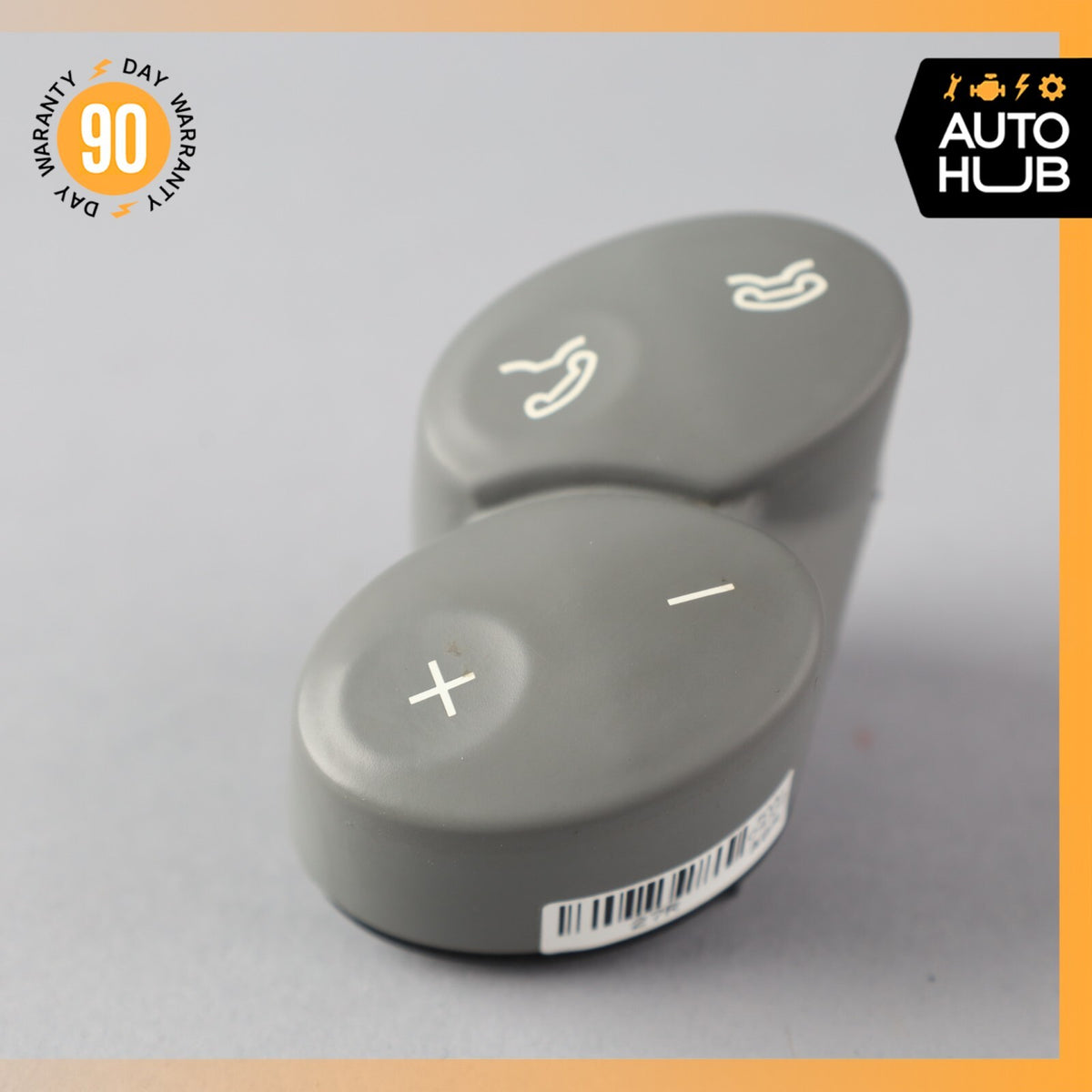 03-11 Mercedes R230 SL500 E550 SL55 AMG Steering Wheel Control Button Gray OEM - photo 3