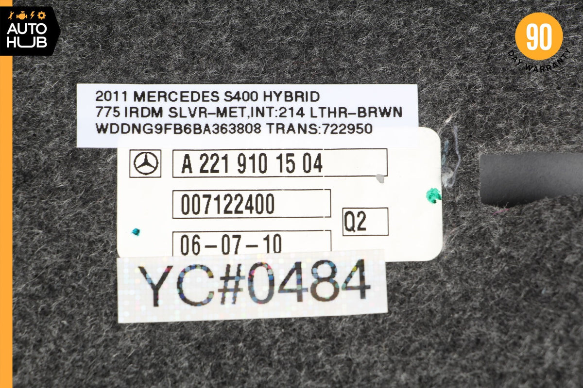 10-13 Mercedes W221 S400 S550 Front Right Lower Bottom Seat Bladder Bolster OEM - photo 10
