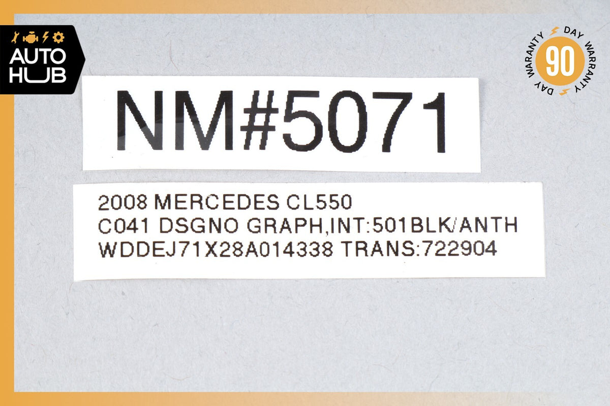 07-14 Mercedes W216 CL550 CL600 S550 Headlight Switch Night Vision Control OEM - photo 12