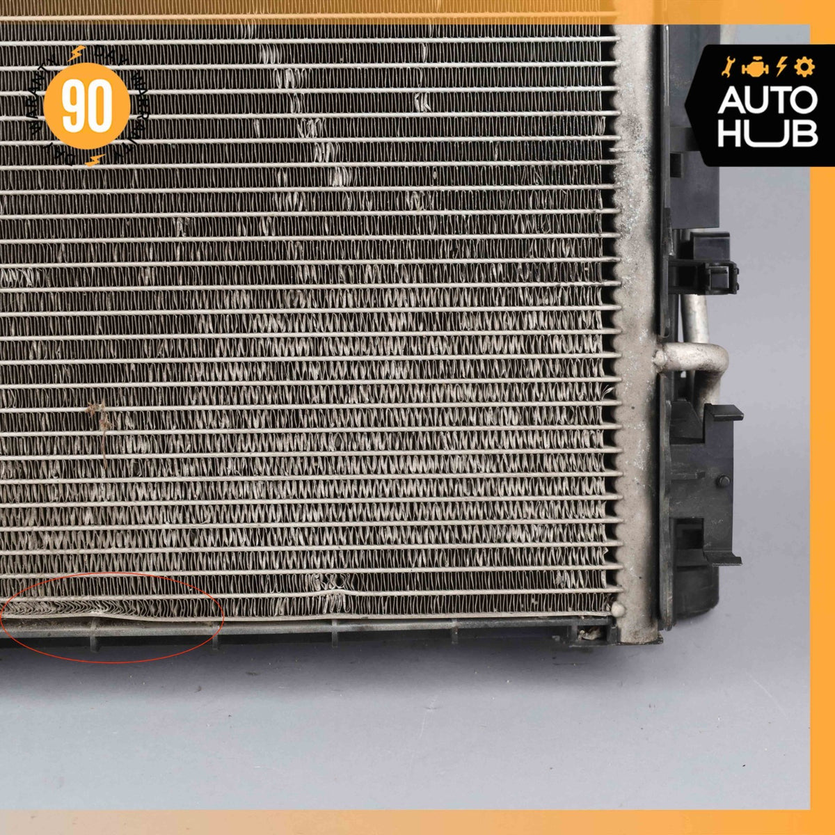 10-14 Mercedes W221 S550 CL600 Engine Cooling Gearbox Radiator A/C Condenser OEM - photo 15