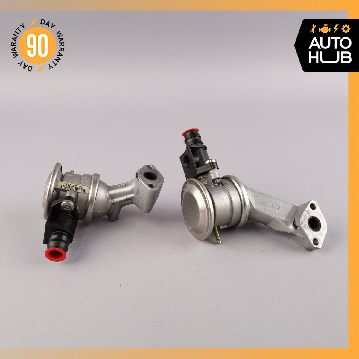 Audi C7 A6 / Cayenne 958 Engine Smog Air Pump Check Valve Left & Right Set OEM - photo 2