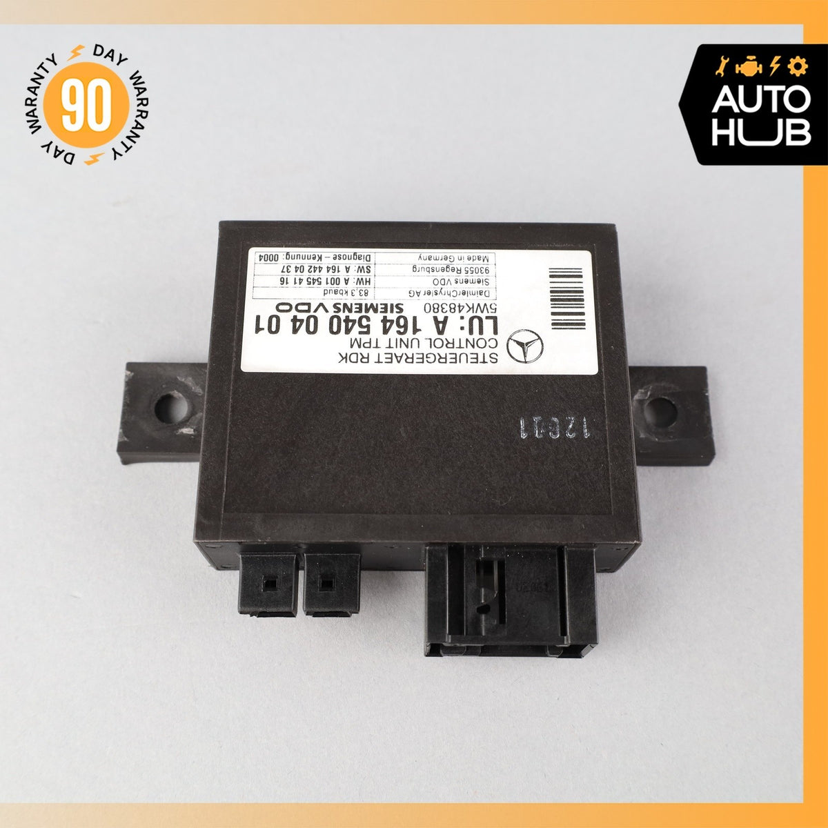06-13 Mercedes R230 SL550 CL550 R350 TPMS Tire Pressure Control 1645400401 OEM - photo 6