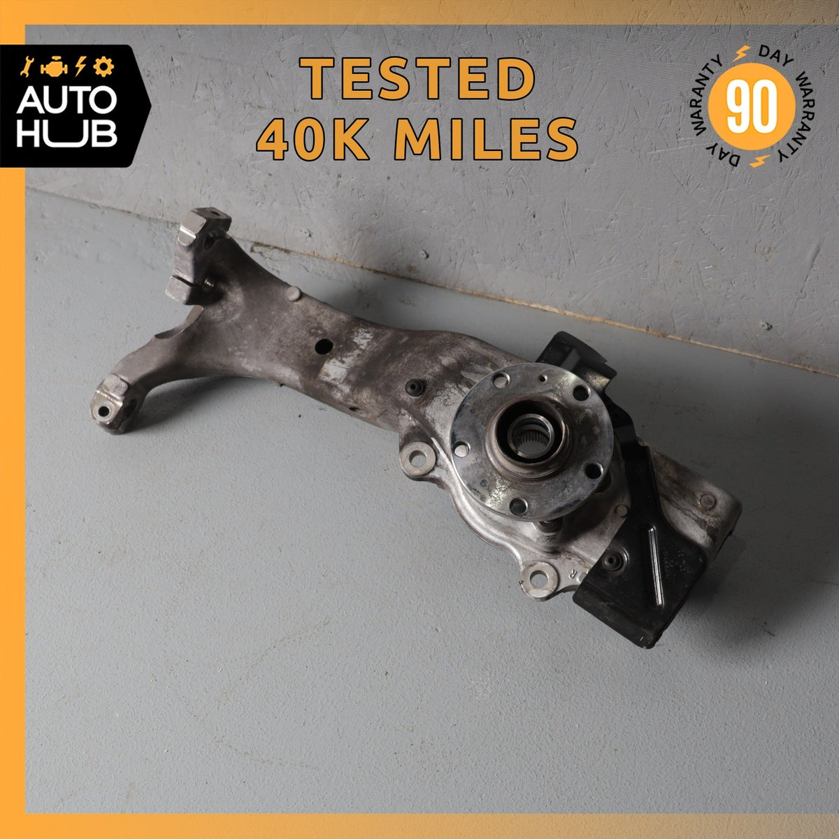 07-12 Bentley Continental GTC GT Front Right Side Spindle Knuckle Hub OEM 40k - photo 1