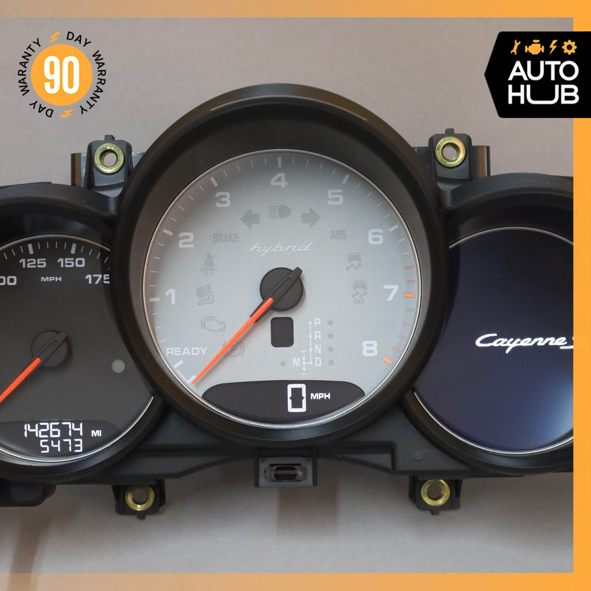 2012 Porsche Cayenne 958 Hybrid S Instrument Speedometer Cluster OEM 142k - photo 4