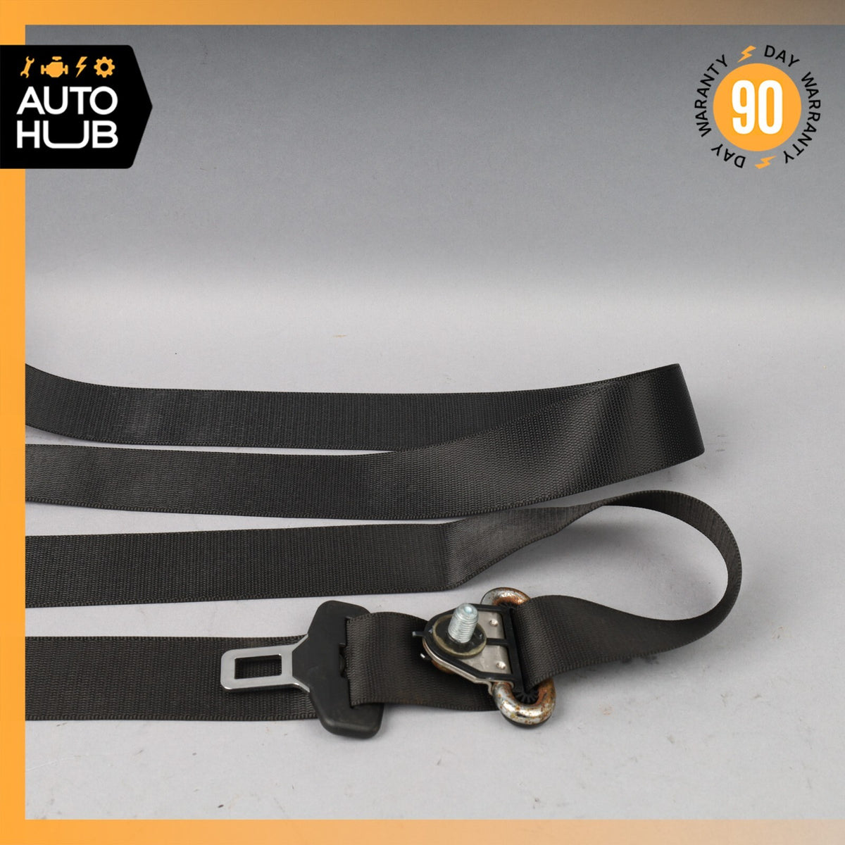 03-09 Mercedes W209 CLK500 CLK350 Rear Left or Right Side Seat Belt Black OEM - photo 2