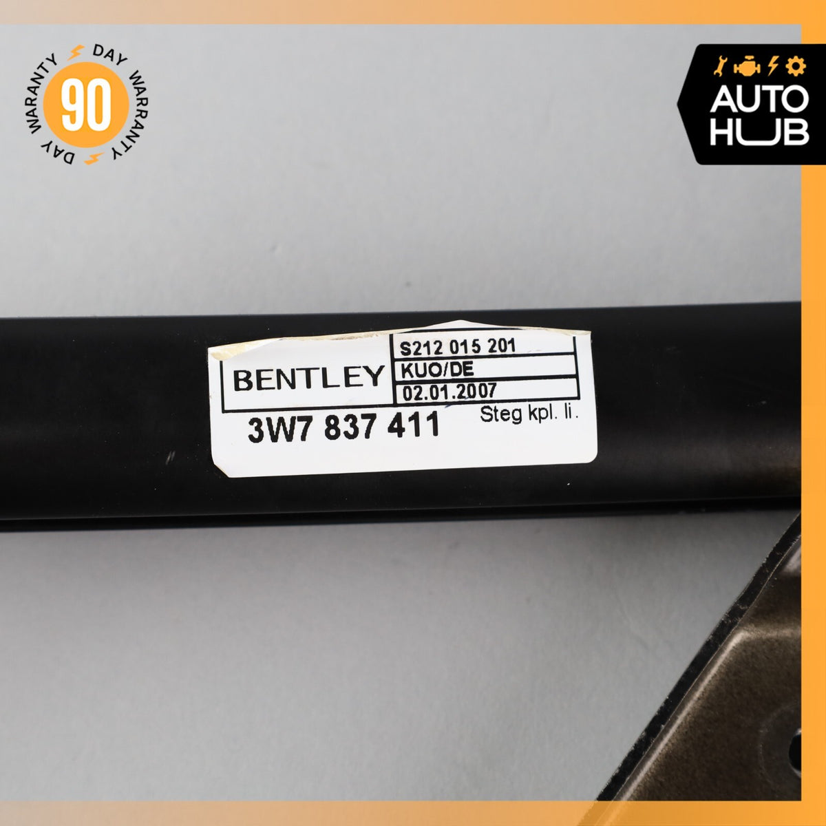 07-11 Bentley Continental GTC Front Left Side Door Vent Window Glass OEM - photo 12