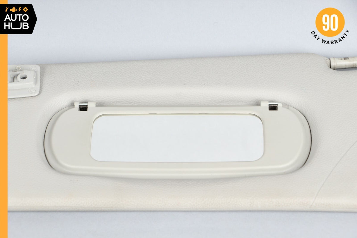 03-06 Mercedes R230 SL500 SL55 AMG Left Driver Side Sun Visor Shade Gray OEM - photo 3