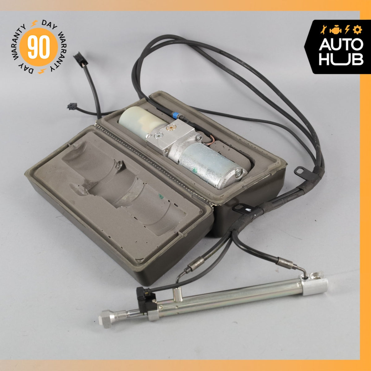 07-13 Mercedes W221 S550 S600 Trunk Lid Locking Hydraulic Pull Down Pump w/ Case - photo 1