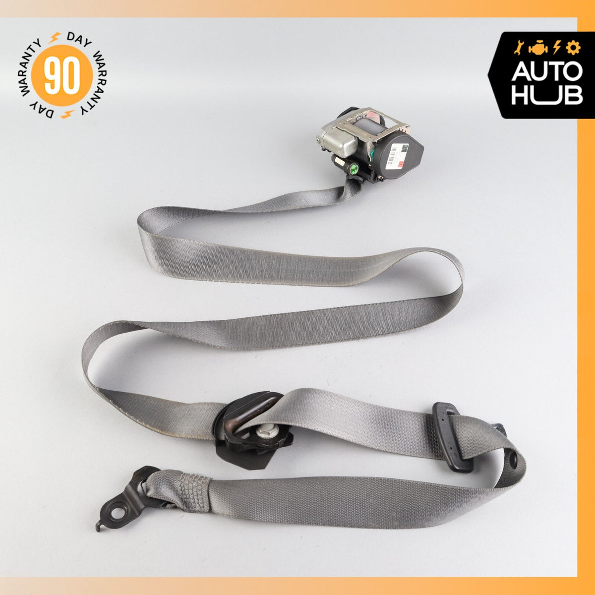 06-09 Mercedes W219 CLS500 E63 AMG Front Left Driver Side Seat Belt Gray OEM - photo 8