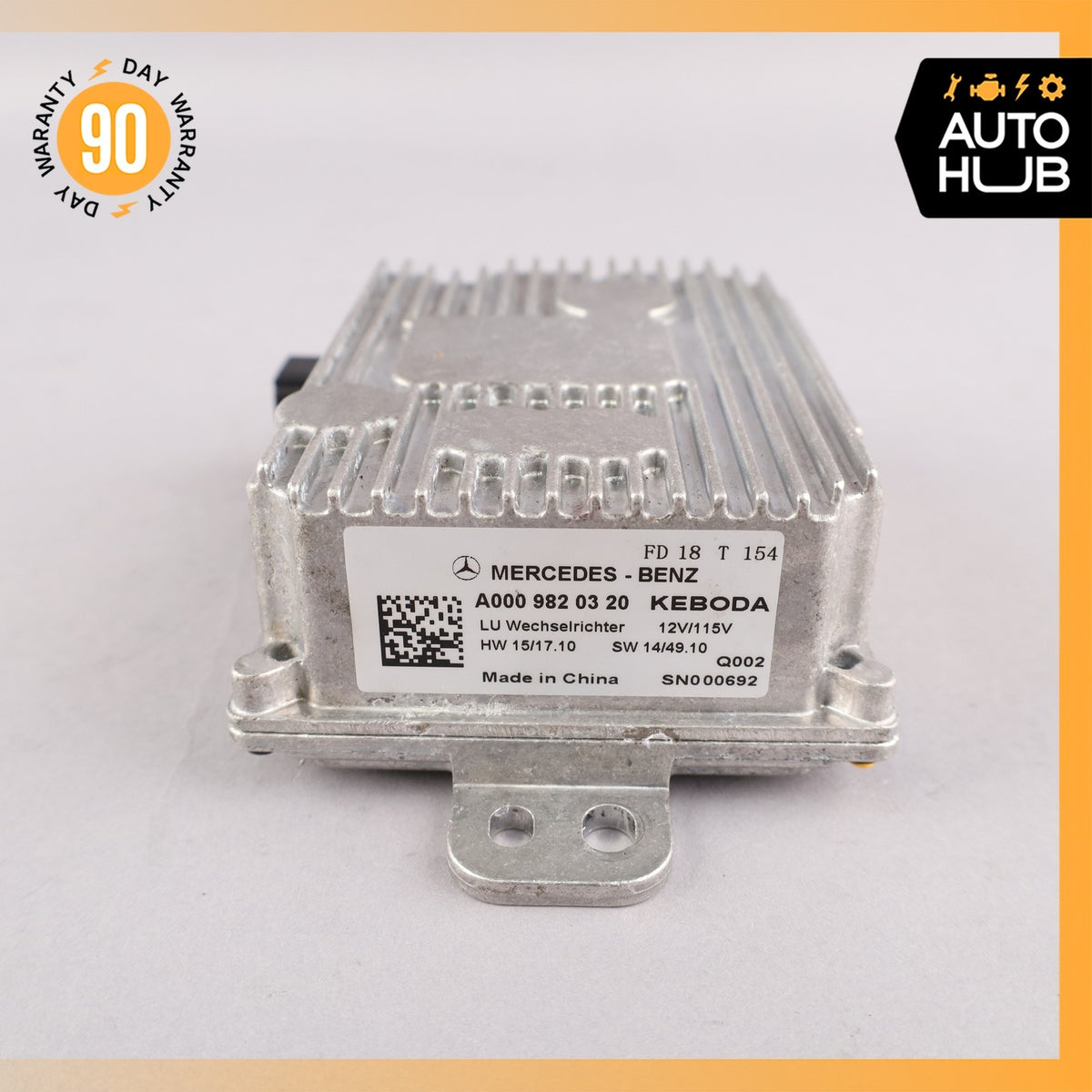 Mercedes W213 E300 AC DC Power Inverter Converter Control Module OEM - photo 3