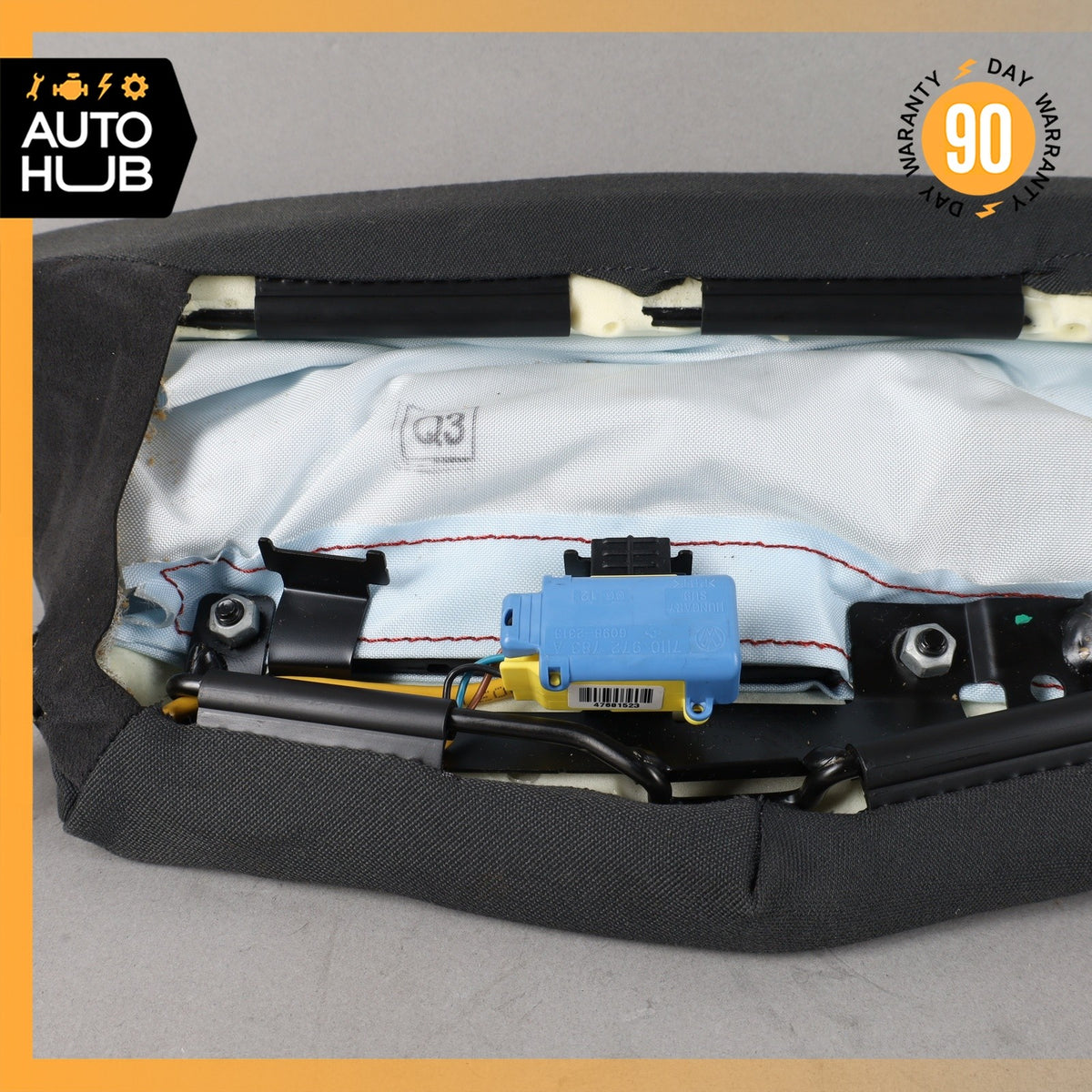 10-16 Porsche Panamera 970 Rear Right Side Seat Airbag Black OEM - photo 9