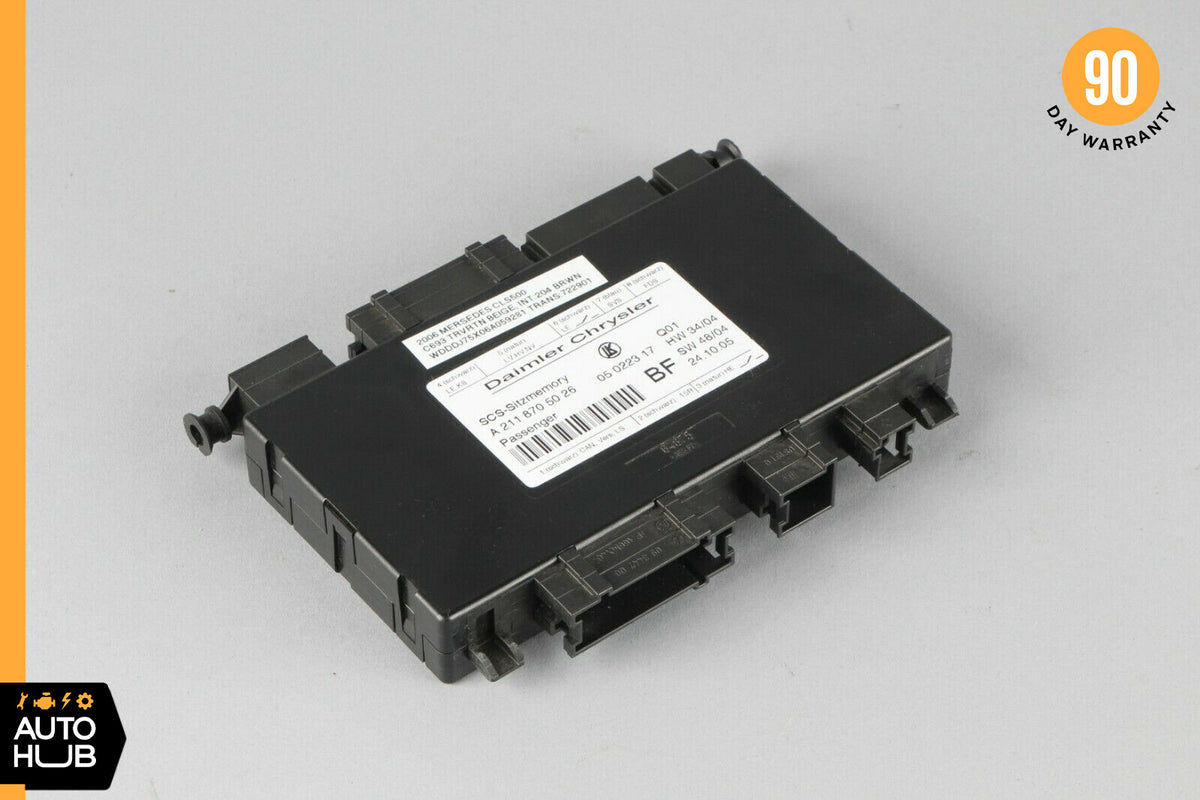 03-11 Mercedes W211 CLS500 E500 Under Seat Control Module Front Right Side OEM - photo 1