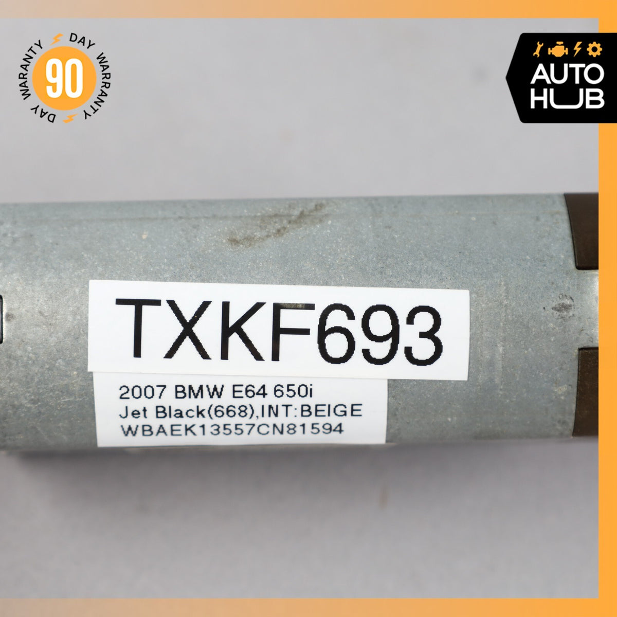 BMW E64 650i M3 Front Left Side Seat Backrest Adjustment Control Motor OEM 71k - photo 11