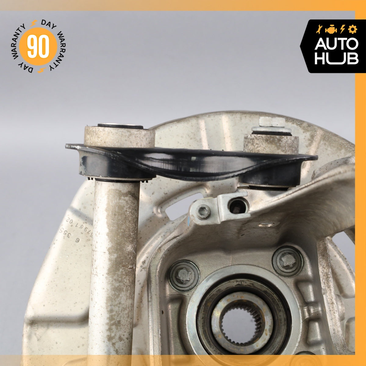 14-18 BMW F15 X5 Rear Right Passenger Spindle Knuckle Hub w/ Shield OEM - photo 10