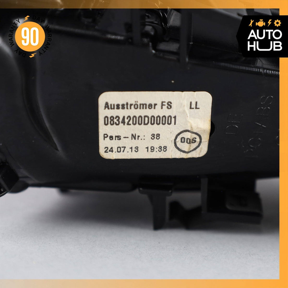 Audi B8 S4 Front Left Dashboard A/C AC Air Vent Black 8K1857186AM OEM - photo 9