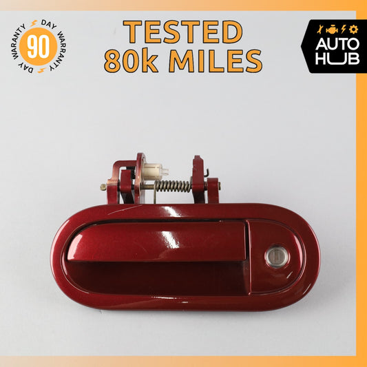 02-05 Ford Thunderbird Left Driver Side Exterior Door Handle Red OEM 80k - photo 1